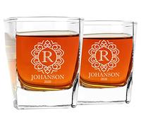 Best Man Gift Personalised Brandy Glass 270ml,48 Different Designs Set of 2Pcs.