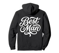 Best Man Wedding Party Script Design Pullover Hoodie