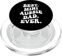 Best Mini Aussie Dad Miniature Australian Shepherd Dog Funny PopSockets PopGrip for MagSafe