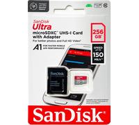 SanDisk 256GB Ultra microSDXC 150MB/s+SD Adapter
