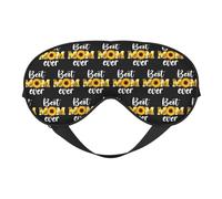 Best Mom Ever Sunflower Mama Mother's Day Eye Mask Sleep Mask Light BlockBlindfold Night Eyes Cover Soft Pressure-Free Eyeshade with Elastic Strap for Travel Office Nap Yoga