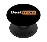 BEST MOM - funny wild content creator girl mother's day idea PopSockets Adhesive PopGrip