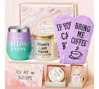 Best Mom Gifts Mothers Day Gifts for Mom from Daughter Son Kids, Gift Basket for Mom Birthday Gifts for Mother-in-law Mothers Day Gifts for Mom, New Mom Gifts for Wife from Husband w/Wine Tumbler