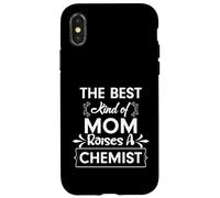 Best mom raises a chemist science parent design Case for iPhone X/XS
