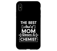 Best mom raises a chemist science parent design Case for iPhone XS Max