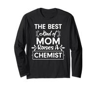 Best mom Raises a Chemist Science Parent Design Long Sleeve T-Shirt