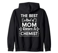 Best mom raises a chemist science parent design Zip Hoodie