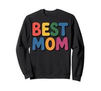 Best Mom Super Colorful Whimsical Design Sweatshirt