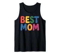 Best Mom Super Colorful Whimsical Design Tank Top