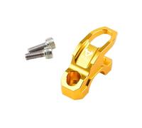 Best motorcycle hooks for storage For NIU M1 M+ N1S NGT N1 U1 U+ Accessories CNC Aluminum Brake Master Cylinder Holder Clamp Bracket Bag Hook Helmet Hanger(Gold)