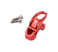 Best motorcycle hooks for storage For NIU M1 M+ N1S NGT N1 U1 U+ Accessories CNC Aluminum Brake Master Cylinder Holder Clamp Bracket Bag Hook Helmet Hanger(Red)