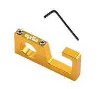 Best motorcycle hooks for storage For RSV4 RSV1000/R Caponord 1200 Dorsoduro 750 Shiver Motorcycle Accessories CNC Cylinder Helmet Hook Holder Clamp(Gold)