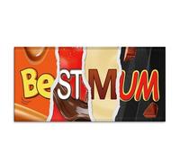 Best Mum Chocolate Bar Wrapper. Funny Joke Choc Bar Cover Fun Mother Mam Parent Gift Present Xmas Secret Santa. (Chocolate Not Included).