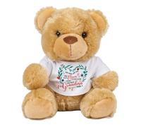 Best Mum & Grandma - A Heartfelt Mother's Day Tribute, Soft Toys, Teddy Bear. (Brown Teddy)