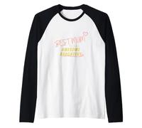 Best Mum of Two Awesome Daughters Mothers Day Raglan Baseball Tee