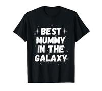 Best Mummy in the Galaxy - Cute Mother's Day Present Value Graphic T-Shirt, Men, Black, XL