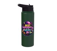 Best Mummy in the Galaxy Cute Space Mothers Day Stainless Steel Insulated Water Bottle