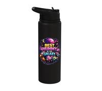 Best Mummy in the Galaxy Cute Space Mothers Day Stainless Steel Insulated Water Bottle
