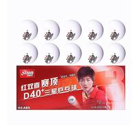 Best Music Posters DHS 3-Star Table Tennis Ball ABS D40+,Table Tennis Ball of World Championship Official,ITTF Approved,10 Balls/Box, (White)