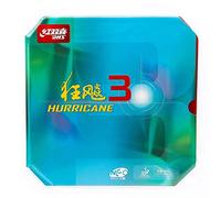 Best Music Posters DHS NEO Hurricane 3 Table Tennis Rubber Sheet Ping Pong Rubber,2.15mm (39°, Red)
