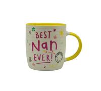 Best Nan Ever Ceramic Coffee Cup Mug 11oz Heat Resistant Novelty Mug for Cappuccino, Latte, Hot Cocoa & Hot Tea | Gift for Birthday & Christmas