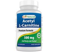 Best Naturals Acetyl L-Carnitine 500 mg 120 Capsules