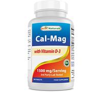 Best Naturals Calcium Magnesium with Vitamin D3 1500mg Serving 180 Tablets