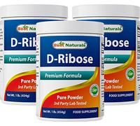Best Naturals D-Ribose Powder 1 Pound (1 LB (Pack of 3))