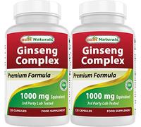 Best Naturals Ginseng Complex 1000 mg 120 Capsules (120 Count (Pack of 2))