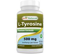 Best Naturals L-Tyrosine 500 mg 90 Capsules (90 Count (Pack of 1))