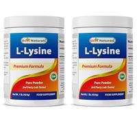 Best Naturals Lysine Powder, 1 Pound - 100% Pure (1 LB (Pack of 2))