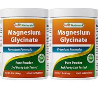 Best Naturals Magnesium Glycinate Powder - 1 Pound (1 LB (Pack of 2))