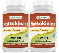 Best Naturals Nattokinase, 2000 Fu, 100 Mg, 90 Veg Capsules (90 Count (Pack of 2))