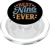 Best Nino Ever Retro Vintage Sunset Hispanic Grandpa PopSockets PopGrip for MagSafe