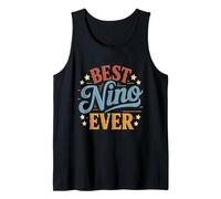 Best Nino Ever Retro Vintage Sunset Hispanic Grandpa Tank Top
