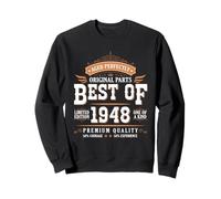 Best Of 1948 Birthday Limited Edition Men Born in 1948 Sweatshirt