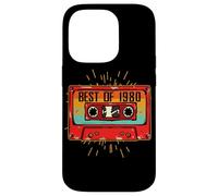 Best Of 1980 Classic Music Retro Vintage Cassette Tape Case for iPhone 14 Pro