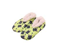 Best of Breed E&S Pets Black Cat Slippers Black