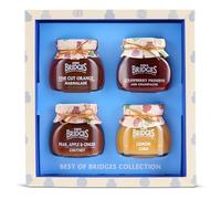 Best of Bridges Collection Fine Cut Orange Marmalade, Scottish Strawberry Preserve, Pear, Apple & Ginger Chutney, Lemon Curd