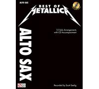 Best Of Metallica Alto Sax Book/Cd: Instrumental Play-Along