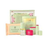Best of Pixi Beauty Holiday Edition Gift Set | Kit Contains BeautifEYE Eye Patches, Glow Tonic Cleansing Cloths, Glow Mist, On-the-Glow Blush and +Hydra LipTreat Lip Balm in Holiday Makeup Bag