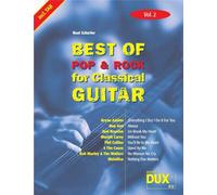 Best of Pop and Rock for Classical Guitar Vol. 2 guitar Various Edition Dux