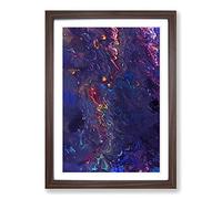 Best of Ways in Abstract Framed Print | A2 Walnut Framed Wall Art | Ready to Hang | Abstract Fantasy Picture | Living Room Bedroom Lounge Office