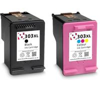 Best Office Supplies 303 XL Ink Cartridges Compatible with HP Envy Photo Series & Tango Models - Black, 300 Pages, 2 Pack