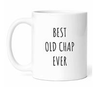 Best Old Chap Coffee Mug with Handle Tea Cup Novelty Ceramic Drinkware for Cocoa Beverages Kitchen Cappuccino 330Ml