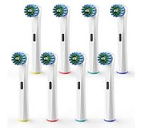 Best Oral B Braun Electric Toothbrush Compatible Replacement Brush Heads, 8 Count