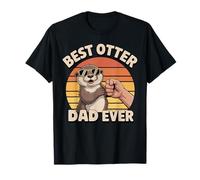 Best Otter Dad Ever Sea Animals Daddy Otter Cute Otter T-Shirt