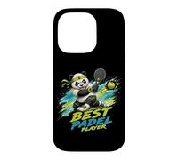 Best Padel Player - Padel Playing Panda Case for iPhone 14 Pro