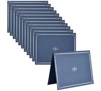 Best Paper Greetings Certificate Holders - 12-Pack Heavy-Duty Navy Letter Size (8.5 x 11 in) - Diploma Cover & Presentation Folders for Award Certificates, Employee Appreciation