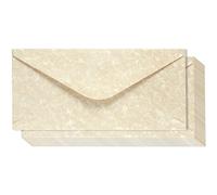 Best Paper Greetings Parchment Envelopes - 8.75 x 4 In, Cream, Flat, 48-Pack - Vintage Style Stationery Envelopes for Wedding Invitations & Business Correspondence